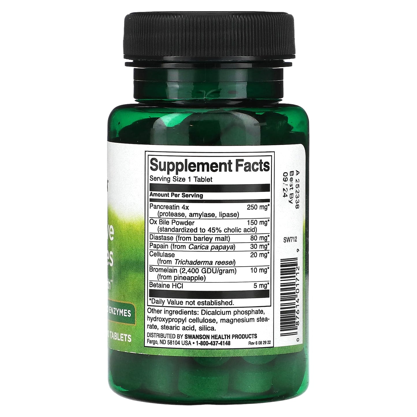 Swanson, Digestive Enzymes, 90 Tablets