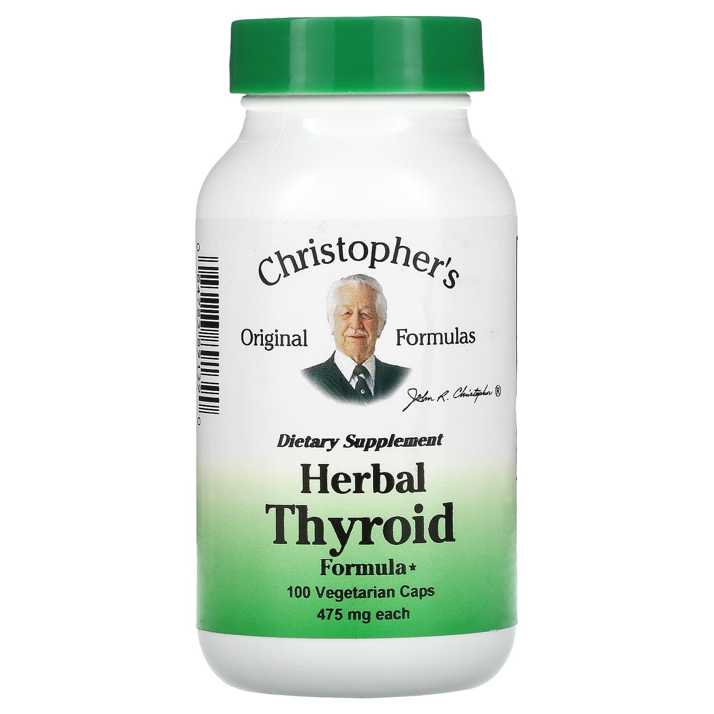 Christopher's Original Formulas-Herbal Thyroid Formula-475 mg-100 Vegetarian Caps