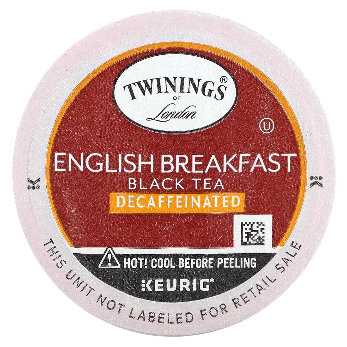 Twinings, Pure Black Tea, English Breakfast, Decaffeinated, 24 K-Cup Pods, 0.11 oz (3.2 g) Each