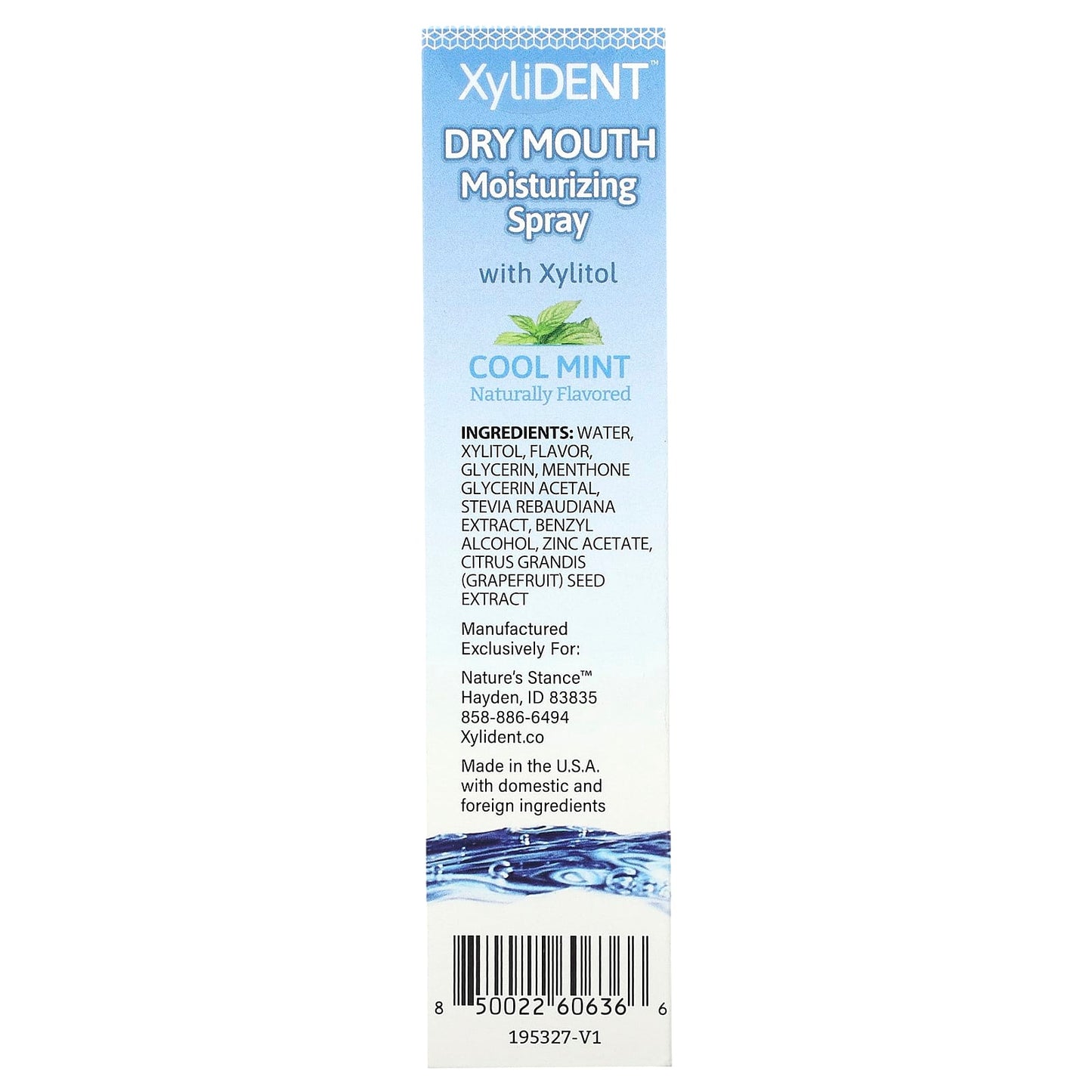 XyliDENT, Dry Mouth Moisturizing Spray with Xylitol, Cool Mint, 2 fl oz (59.1 ml)