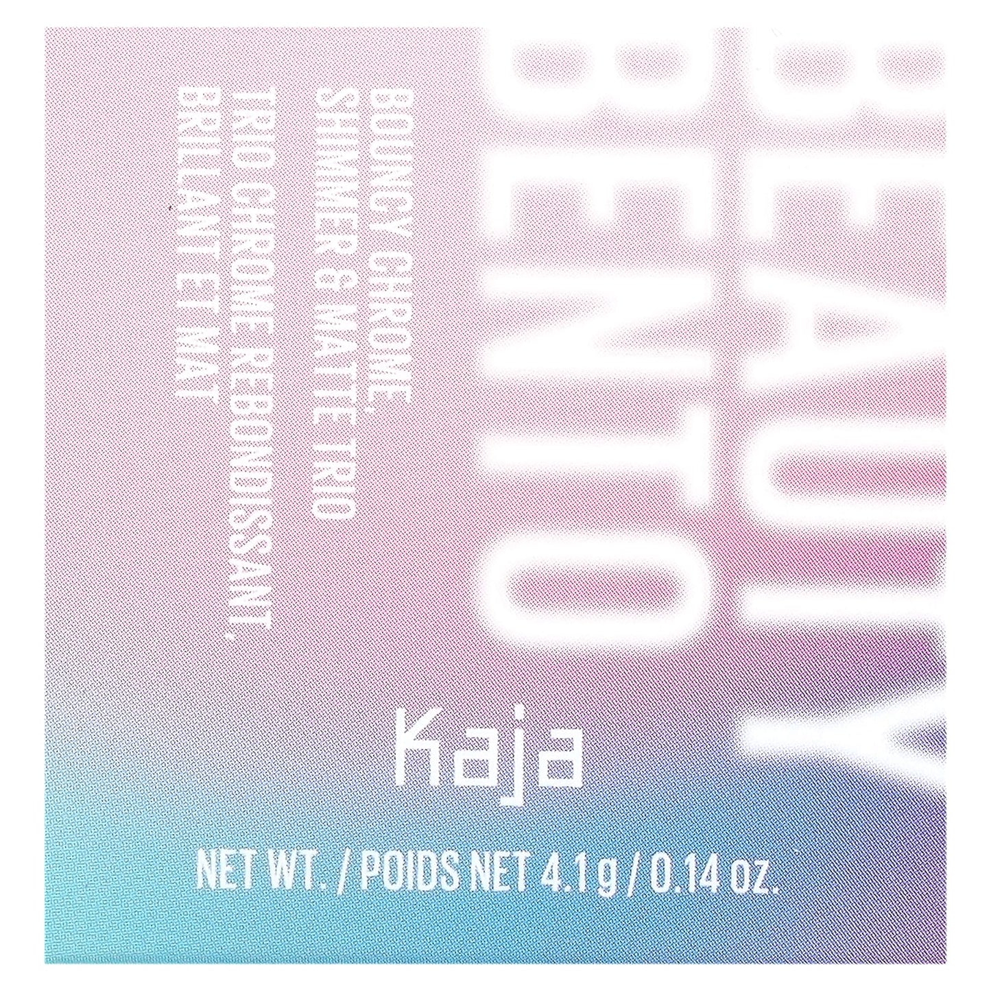 Kaja, Beauty Bento, Bouncy Chrome Shimmer & Matte Eyeshadow Trio, 16 Peach Madeline, 0.14 oz (4.1 g)