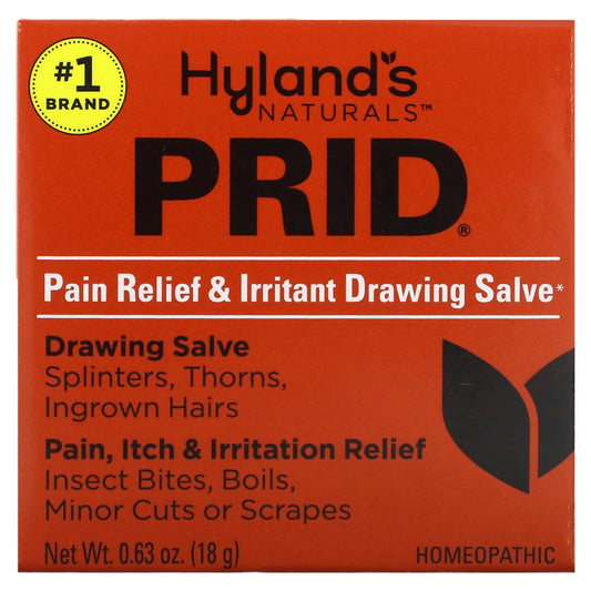 Hyland's Naturals-Prid-Pain Relief & Irritant Drawing Salve-0.63 oz (18 g)