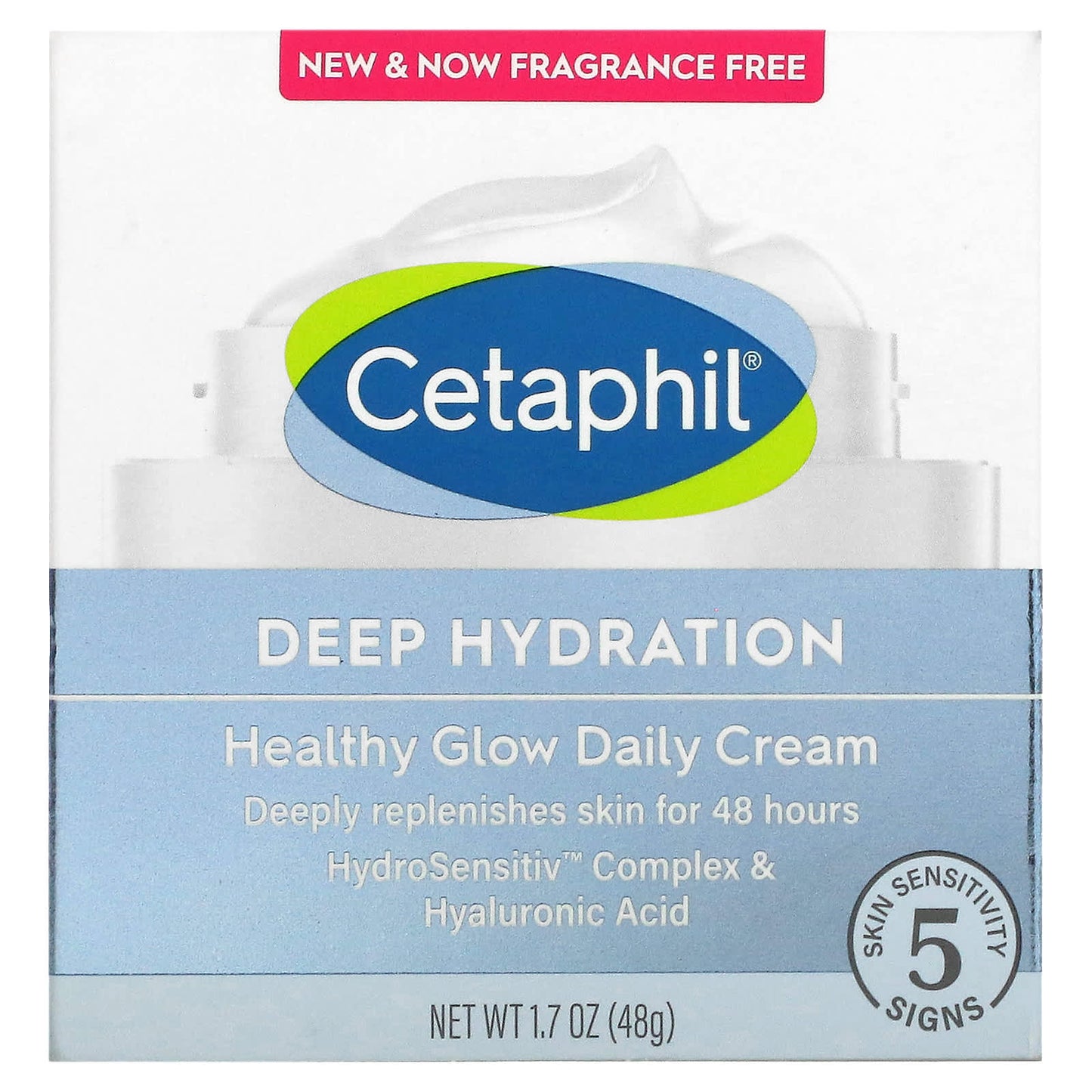 Cetaphil, Healthy Glow Daily Cream, Fragrance Free, 1.7 oz (48 g)