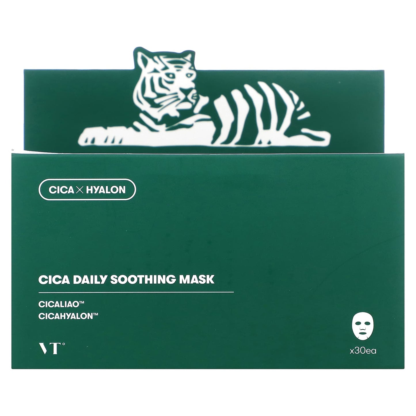 VT Cosmetics, Cica Daily Soothing Beauty Mask, 30 Sheets, 350 g