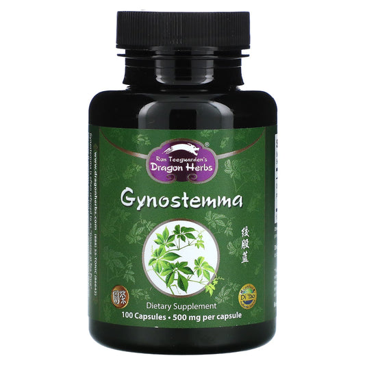 Dragon Herbs-Gynostemma-500 mg-100 Capsules