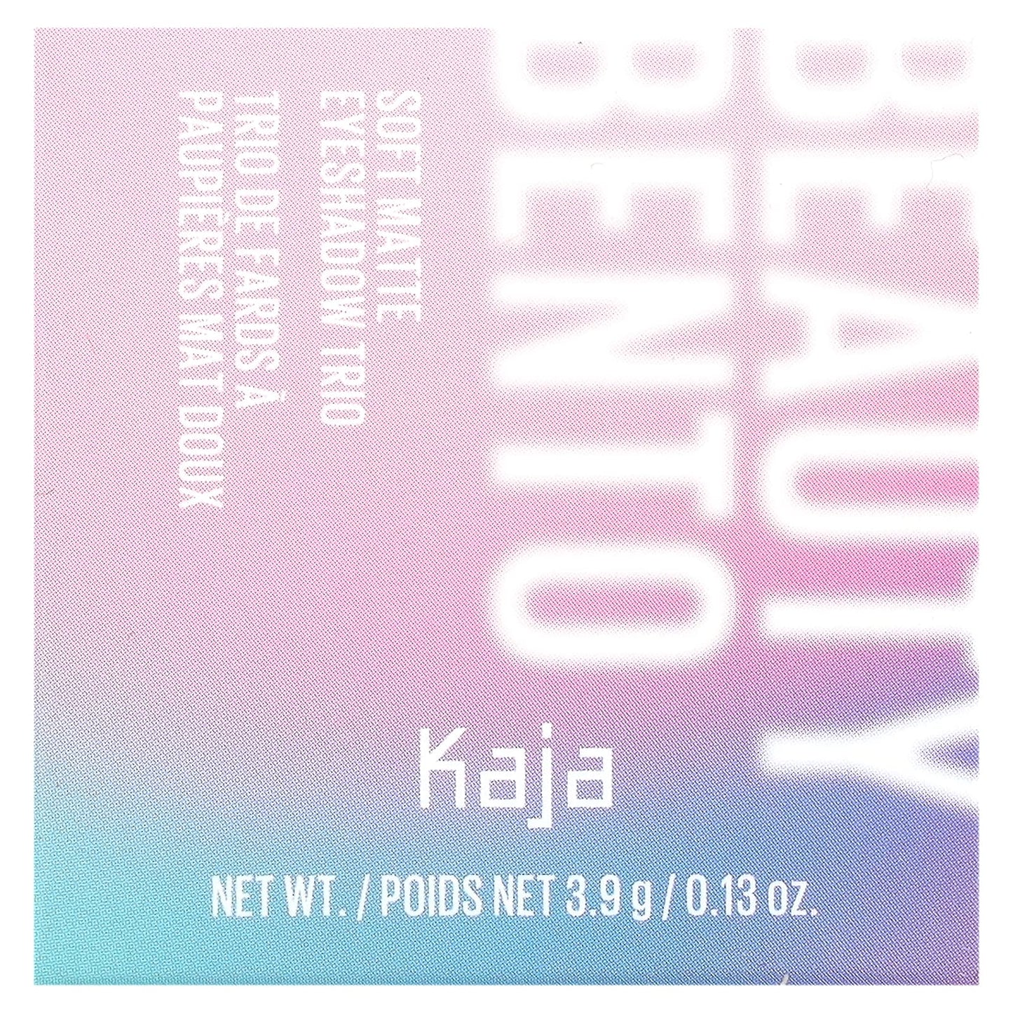 Kaja, Beauty Bento, Soft Matte Eyeshadow Trio, 13 Velvet Dream, 0.13 oz (3.9 g)