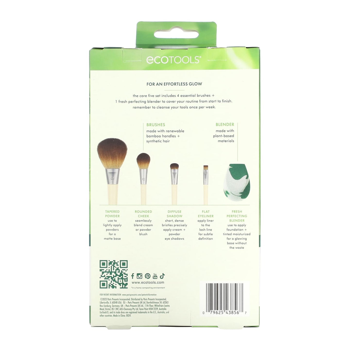 EcoTools, The Core Five Set, 5 Piece Set