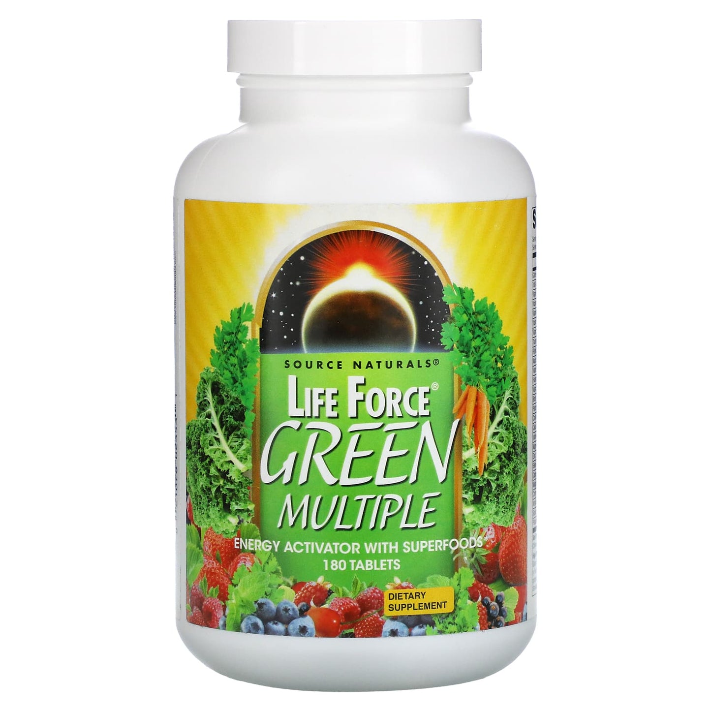 Source Naturals-Life Force-Green Multiple-180 Tablets