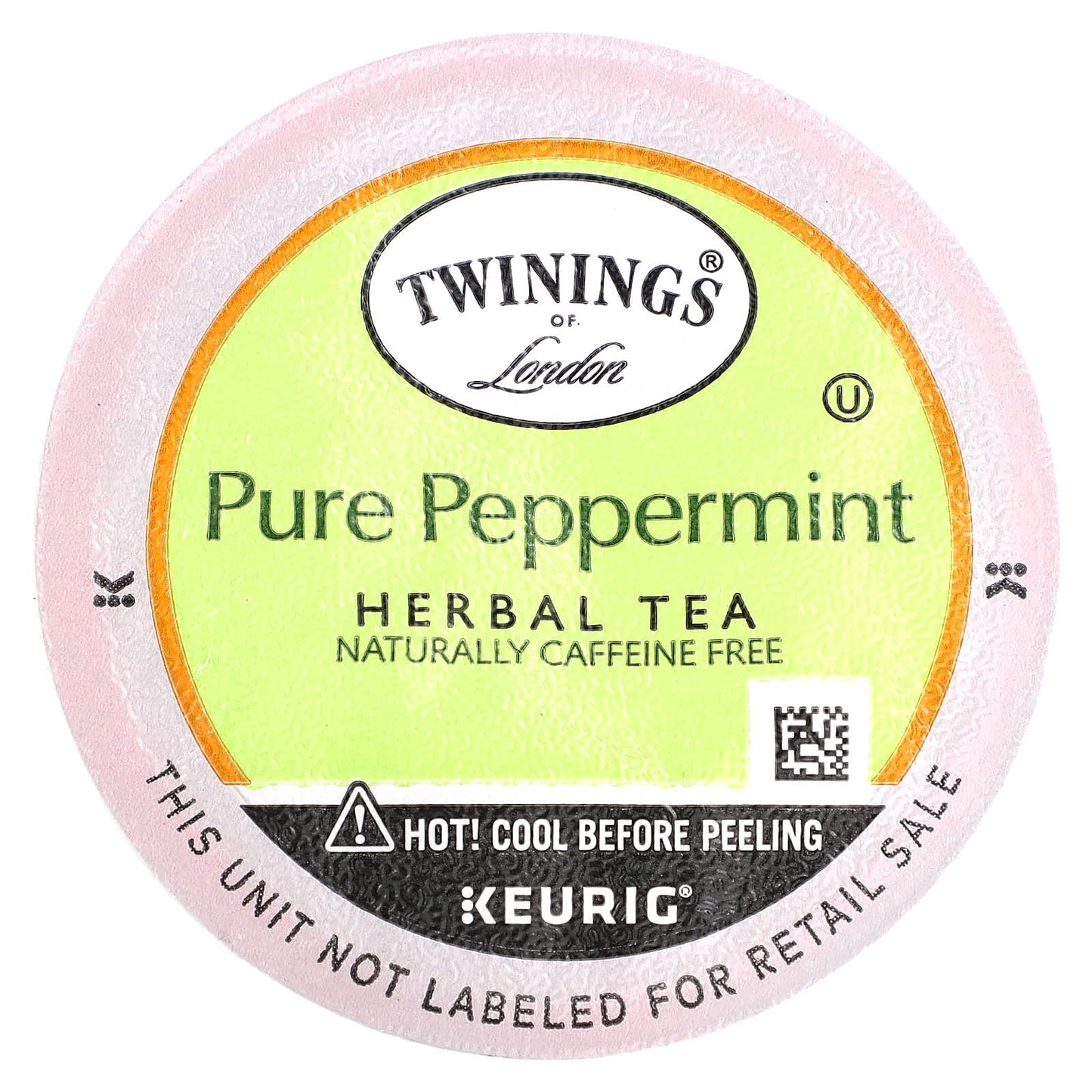 Twinings, Herbal Tea, Pure Peppermint, Caffeine Free, 24 K-Cups, 0.11 oz (3 g) Each