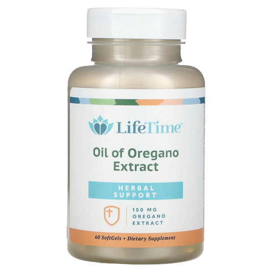 LifeTime Vitamins-Oil of Oregano Extract-150 mg-60 Softgels