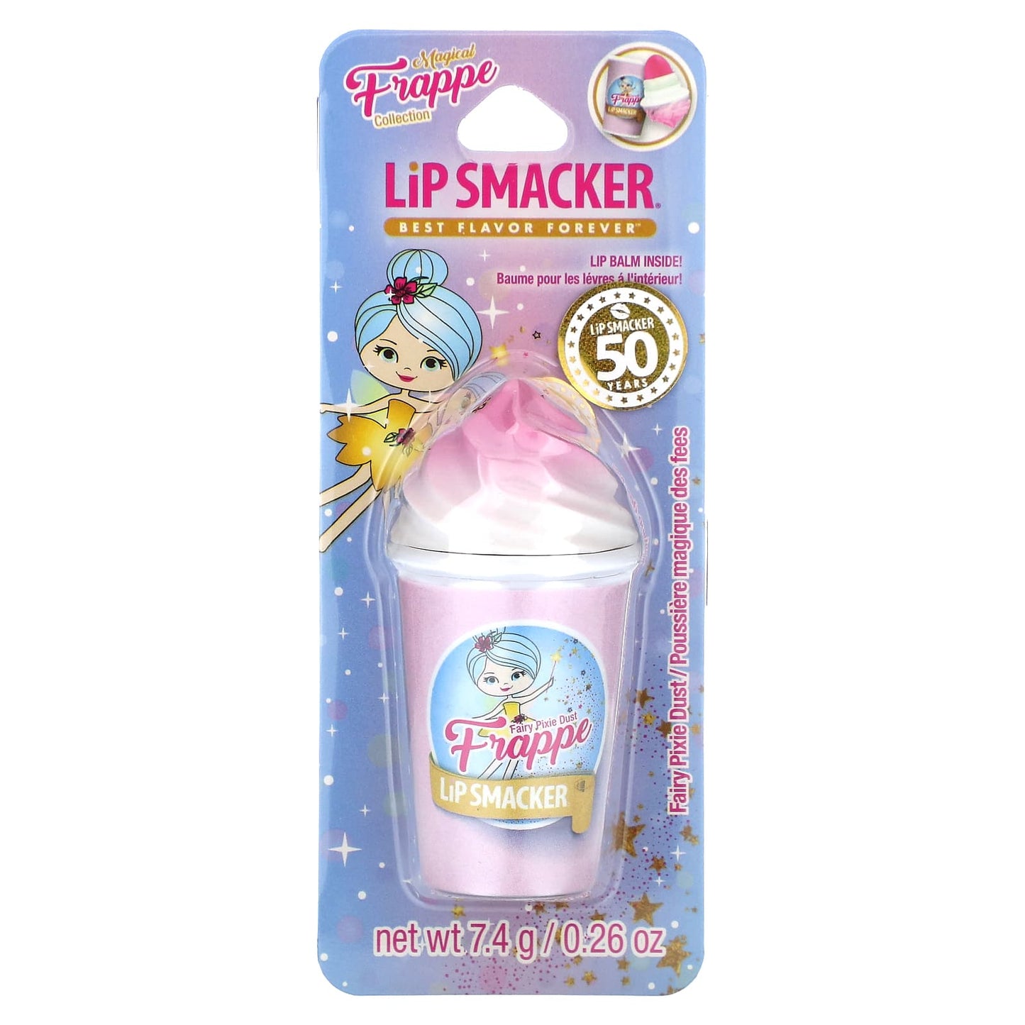 Lip Smacker, Magical Frappe Collection, Lip Balm, Fairy Pixie Dust, 0.26 oz (7.4 g)