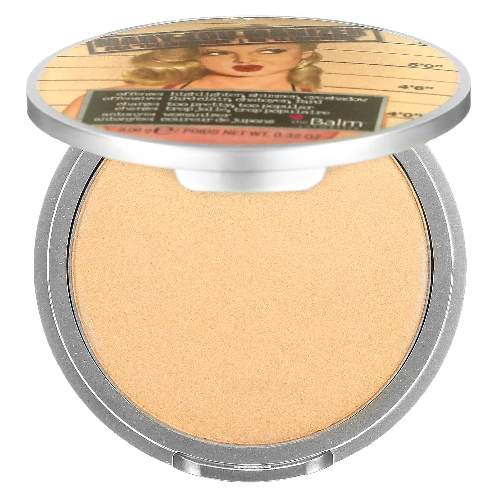 theBalm Cosmetics-Mary-Lou Manizer-Highlighter & Shadow- 0.32 oz (9.06 g)