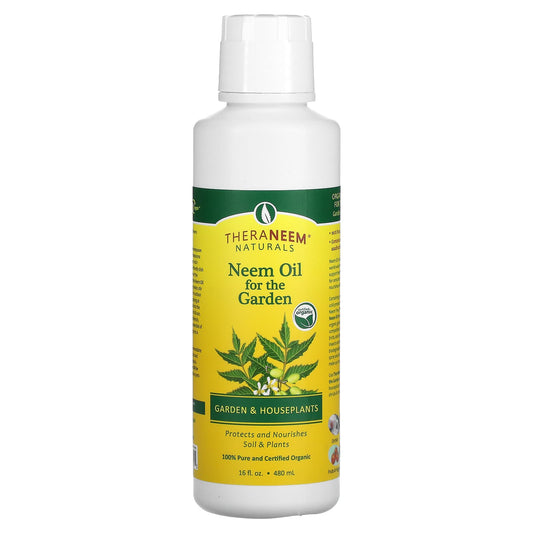 Organix South-TheraNeem Naturals-Neem Oil for the Garden-Garden and Houseplants-16 fl oz (480 ml)