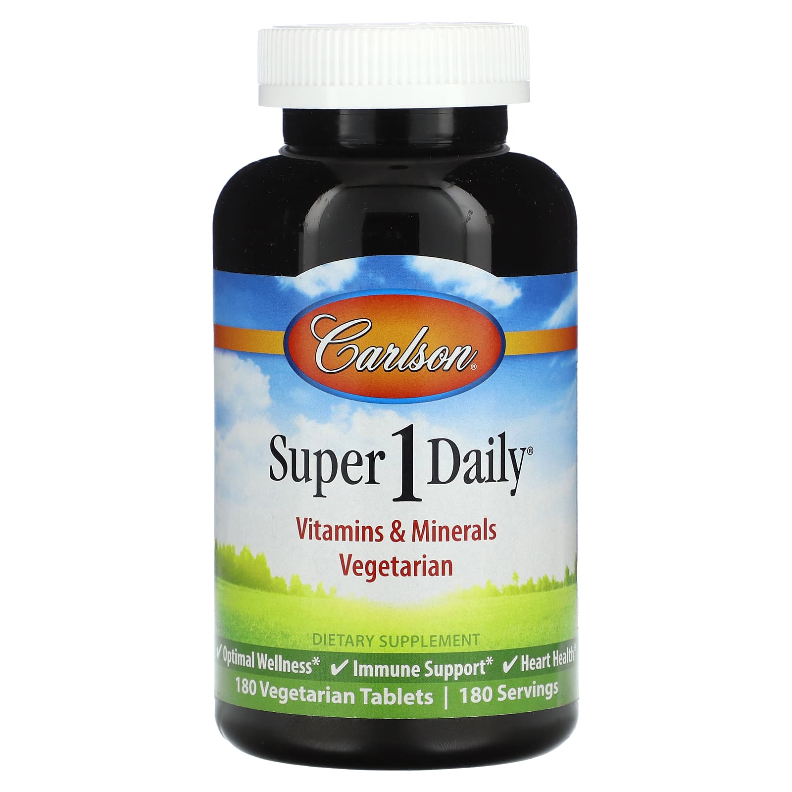 Carlson-Super 1 Daily-180 Vegetarian Tablets