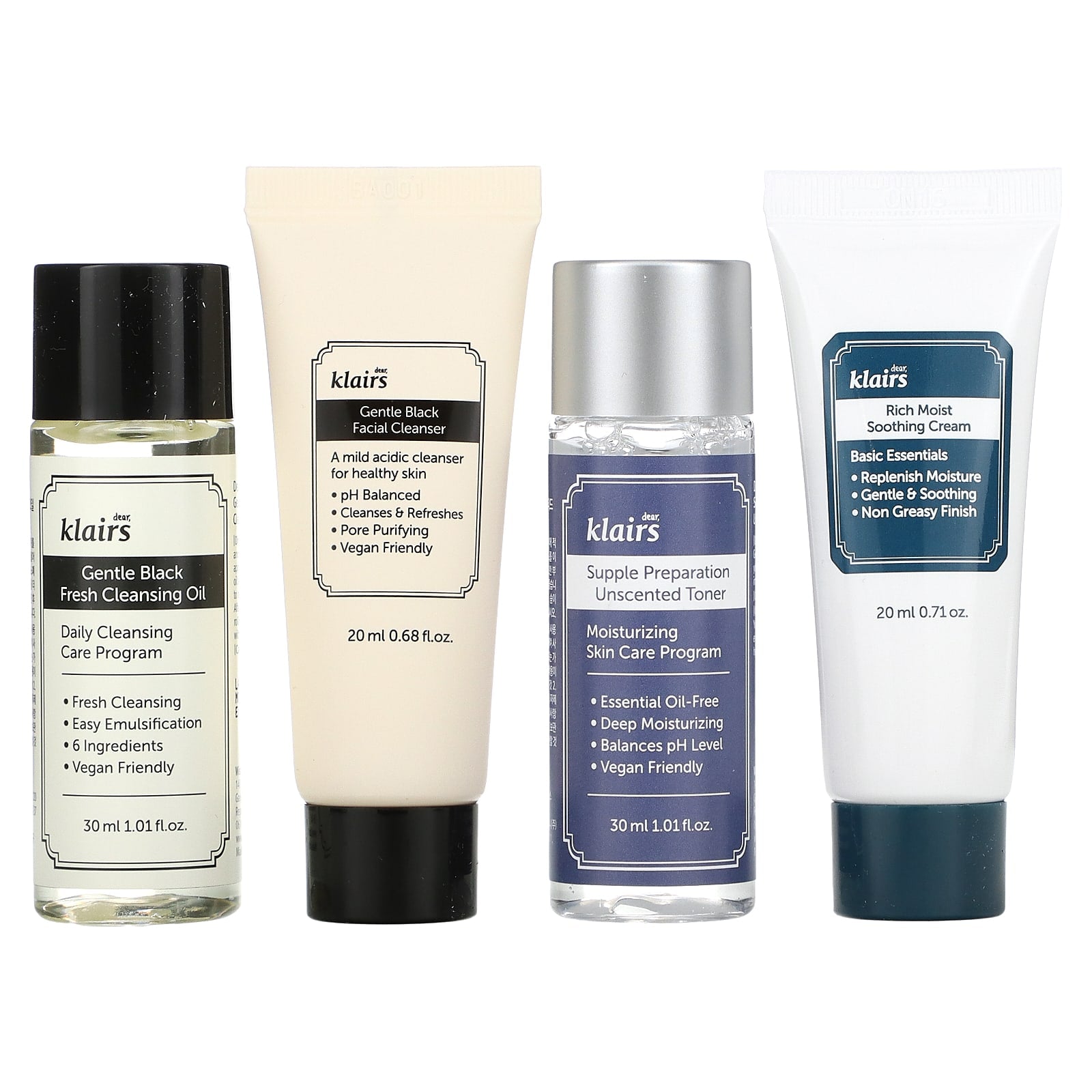 Dear-Klairs-Skincare Trial Kit-4 Piece Set