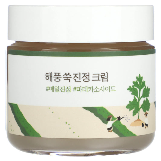 Round Lab-Mugwort Calming Cream-2.70 fl oz (80 ml)