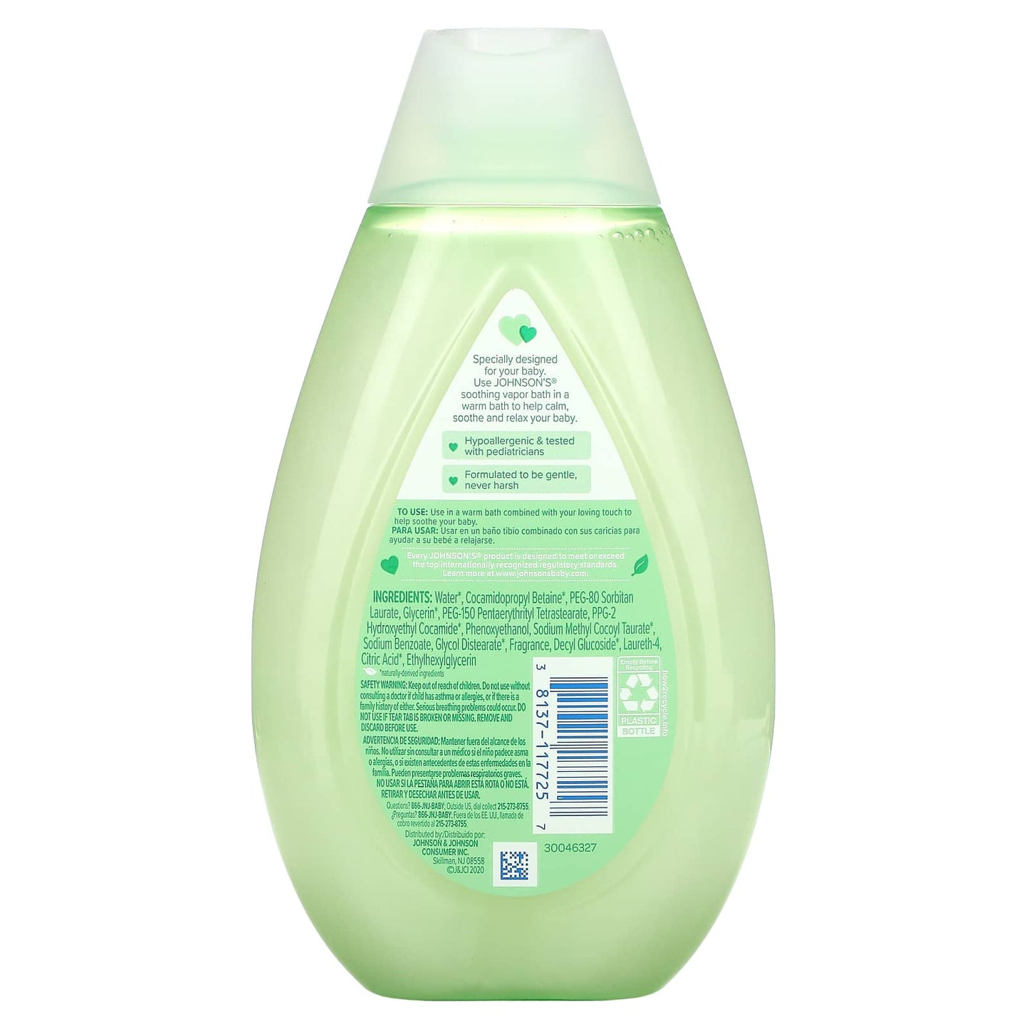 Johnson's Baby, Baby, Soothing Vapor Bath, 13.6 fl oz (400 ml)