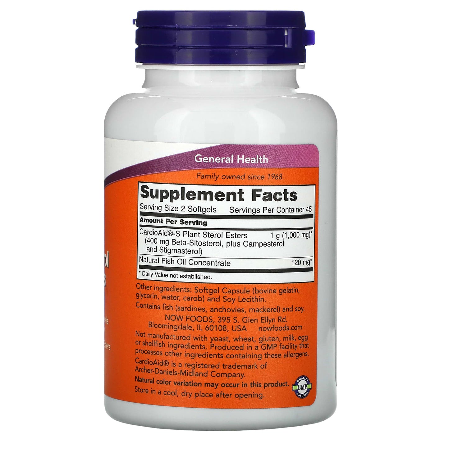 NOW Foods, Beta-Sitosterol Plant Sterols, 90 Softgels