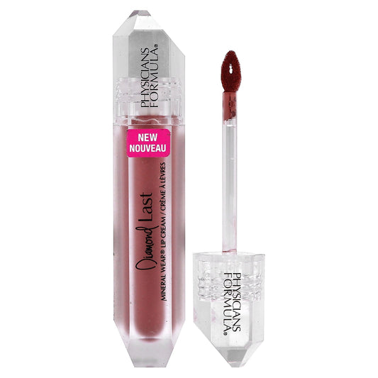 Physicians Formula-Diamond Last-Mineral Wear Lip Cream-1712800 Rose Quartz-0.16 fl oz (4.8 ml)