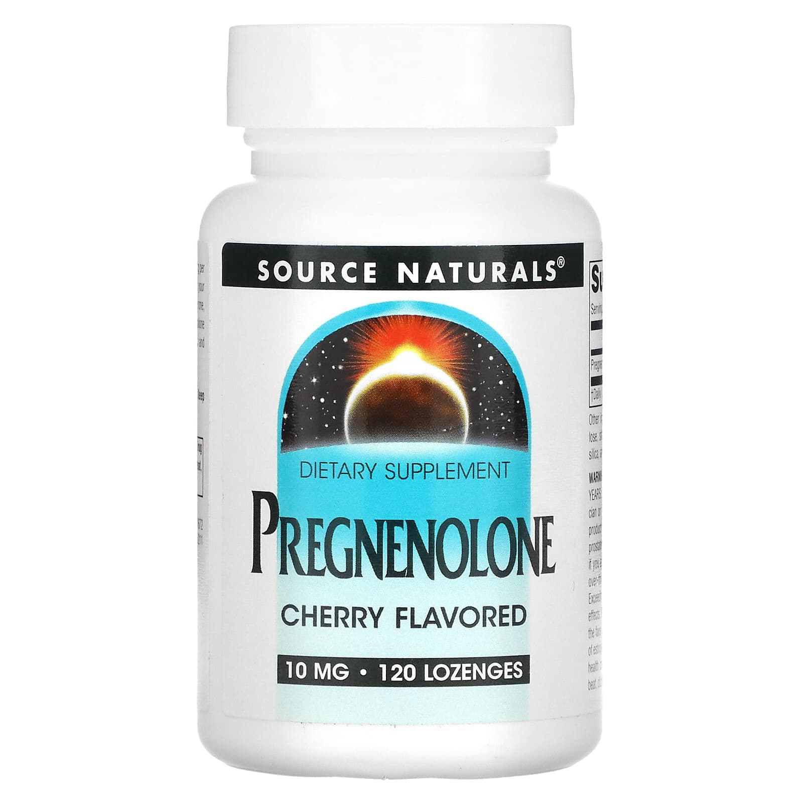 Source Naturals-Pregnenolone-Cherry-10 mg-120 Lozenges