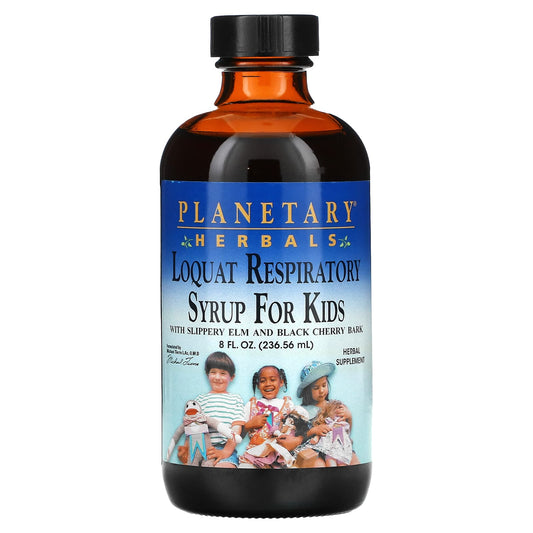 Planetary Herbals-Loquat Respiratory Syrup for Kids-8 fl oz (236.56 ml)