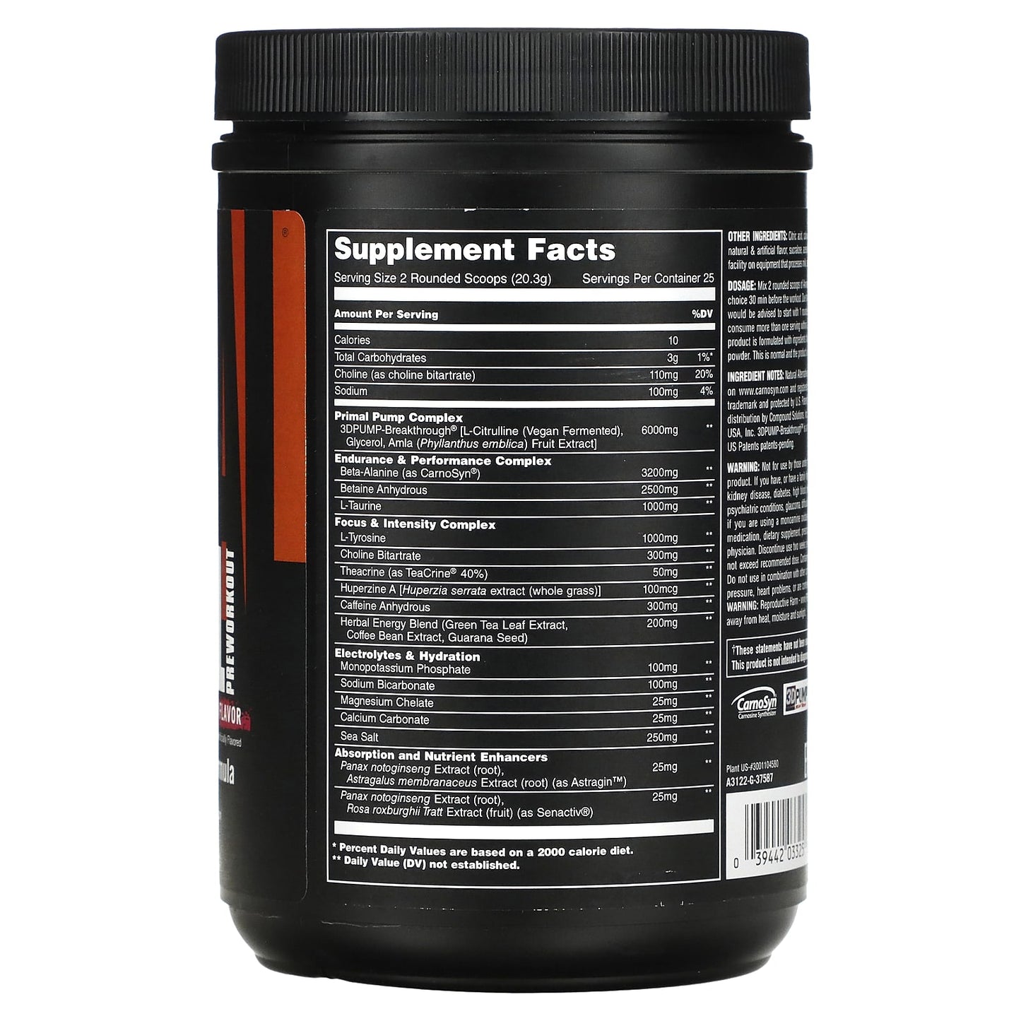 Animal, Primal Powder, Preworkout, Strawberry Watermelon, 17.9 oz (507.5 g)