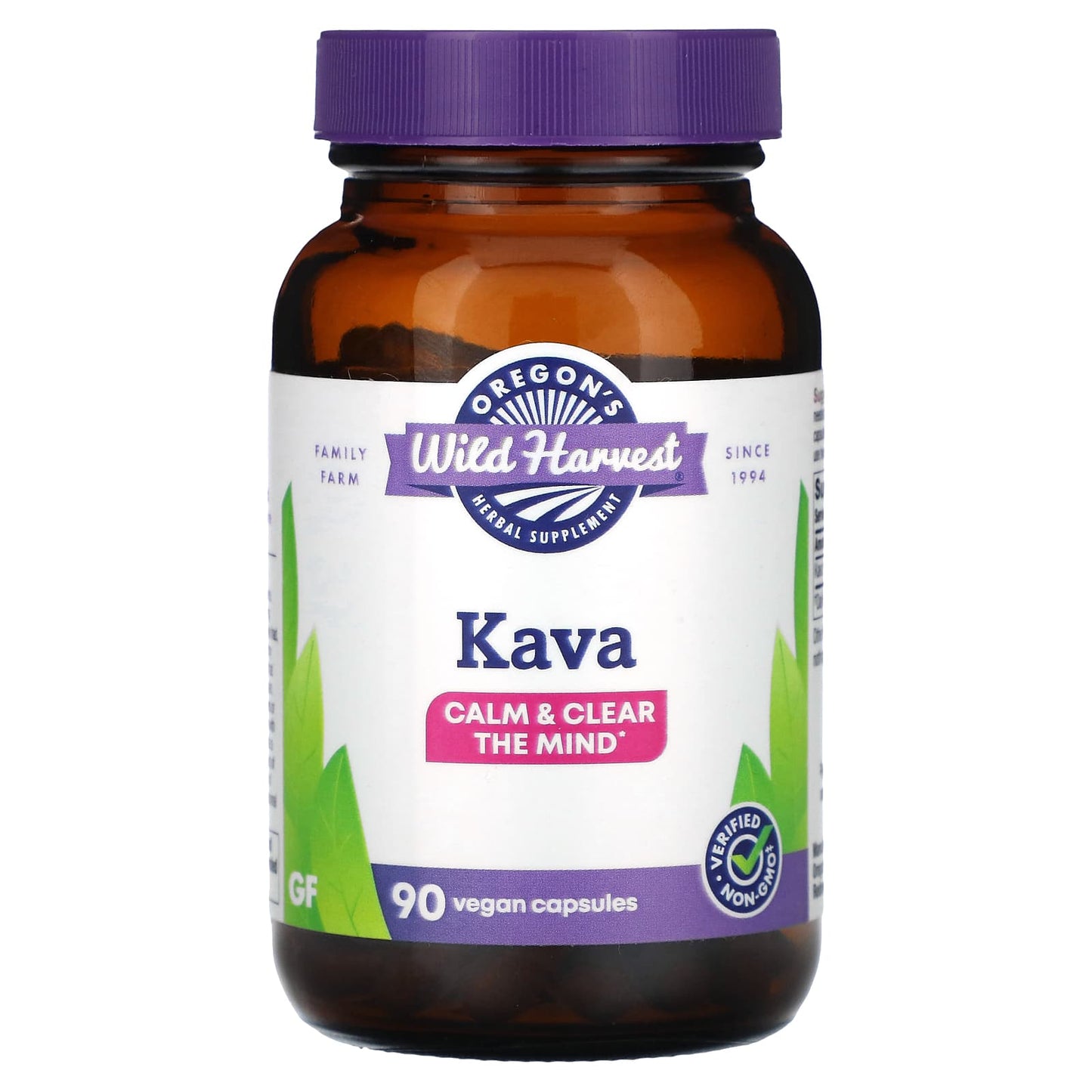 Oregon's Wild Harvest-Kava-90 Vegan Capsules