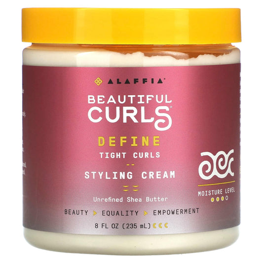 Alaffia-Beautiful Curls-Styling Cream-8 fl oz (235 ml)