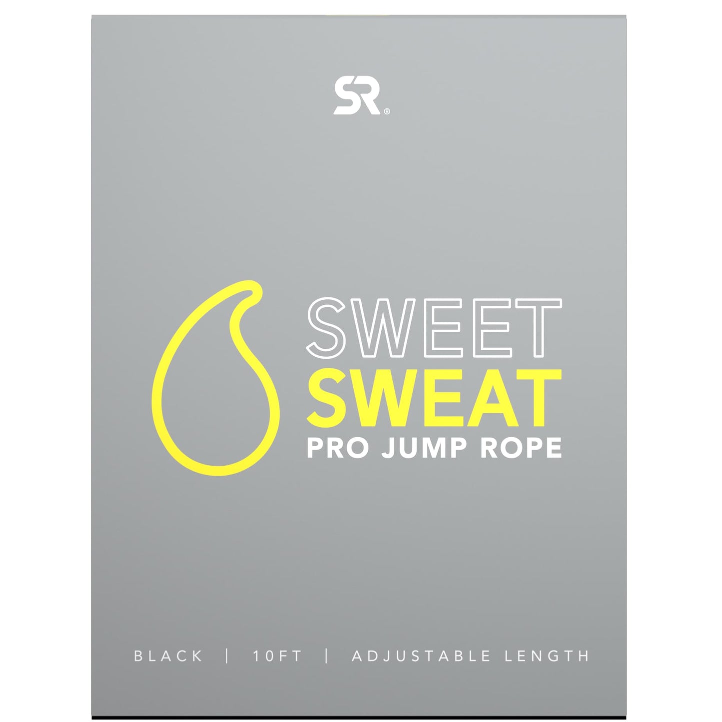 Sports Research-Sweet Sweat-Pro Jump Rope-Black-1 Jump Rope