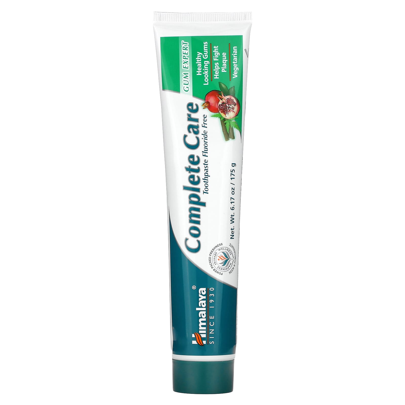 Himalaya-Complete Care Toothpaste Fluoride Free-Neem & Pomegranate-6.17 oz (175 g)