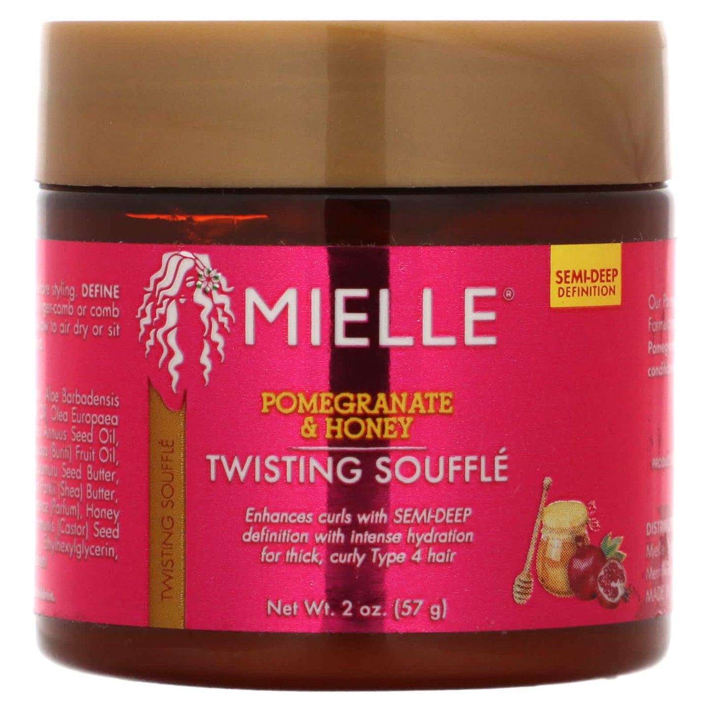 Mielle-Twisting Souffle-Pomegranate & Honey-2 oz (57 g)