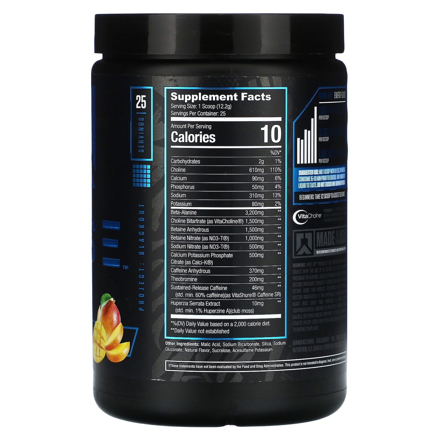 RYSE, Pre-Workout, Mango Extreme, 10.8 oz (305 g)