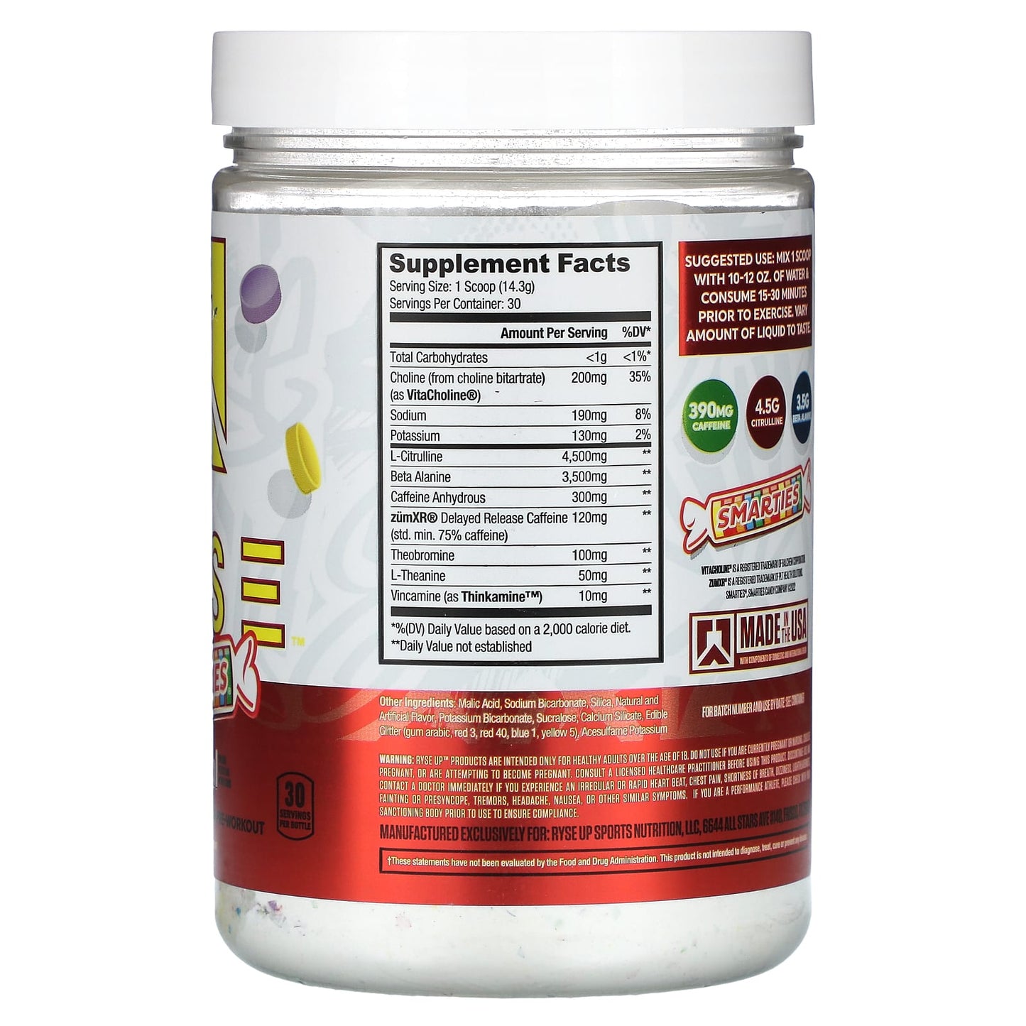 RYSE, Premium Pre-Workout, Smarties, Original, 15.1 oz (429 g)