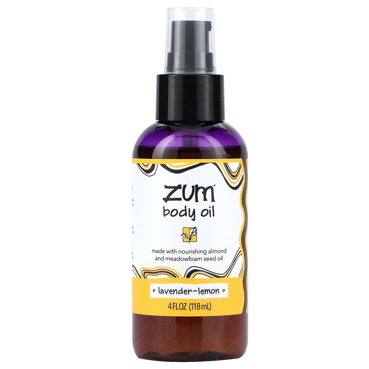 ZUM-Zum Body Oil-Lavender-Lemon-4 fl oz (118 ml)