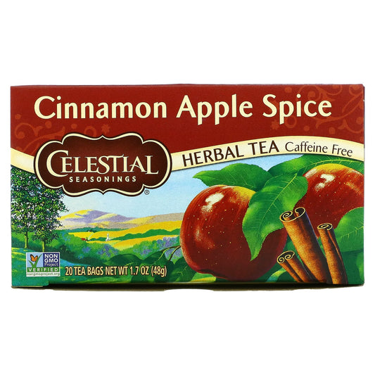 Celestial Seasonings-Herbal Tea-Cinnamon Apple Spice-Caffeine Free-20 Tea Bags-1.7 oz (48 g)