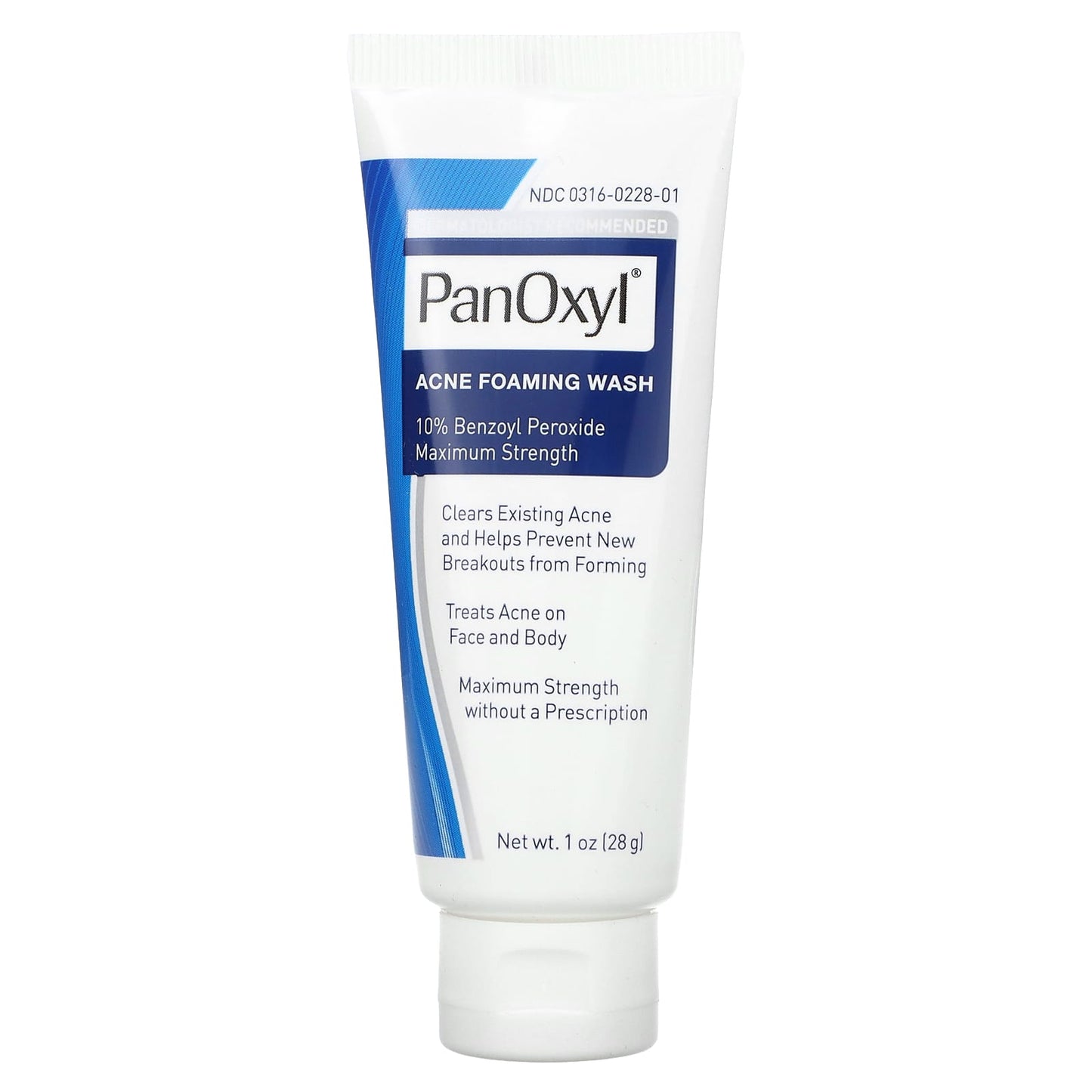 PanOxyl-Acne Foaming Wash-Maximum Strength-1 oz (28 g)