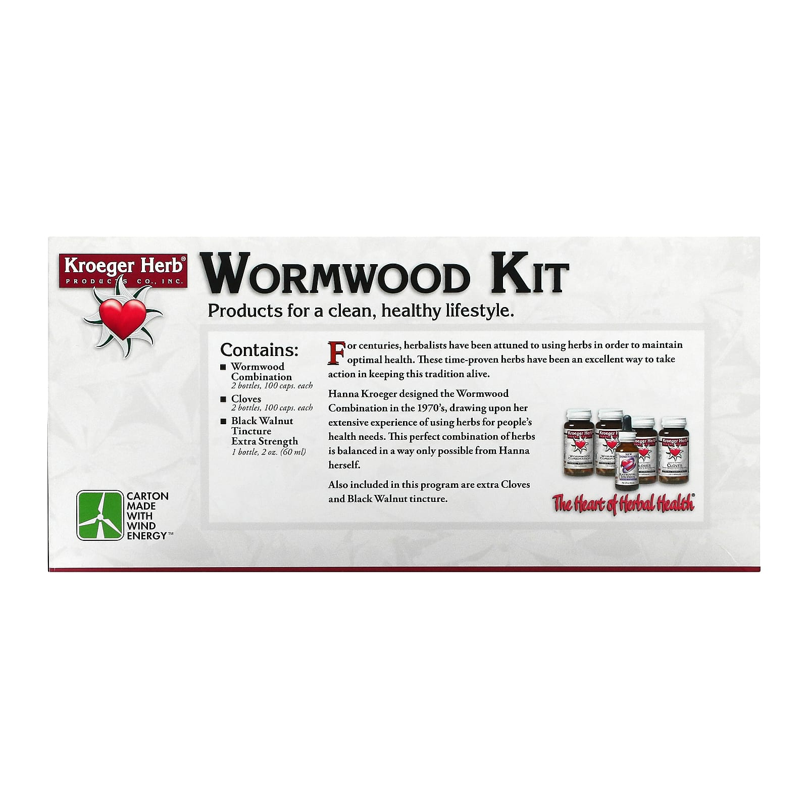 Kroeger Herb Co-Wormwood Kit-5 Piece Kit