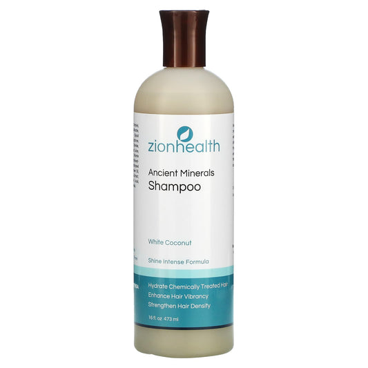 Zion Health-Ancient Minerals Shampoo-White Coconut-16 fl oz (473 ml)