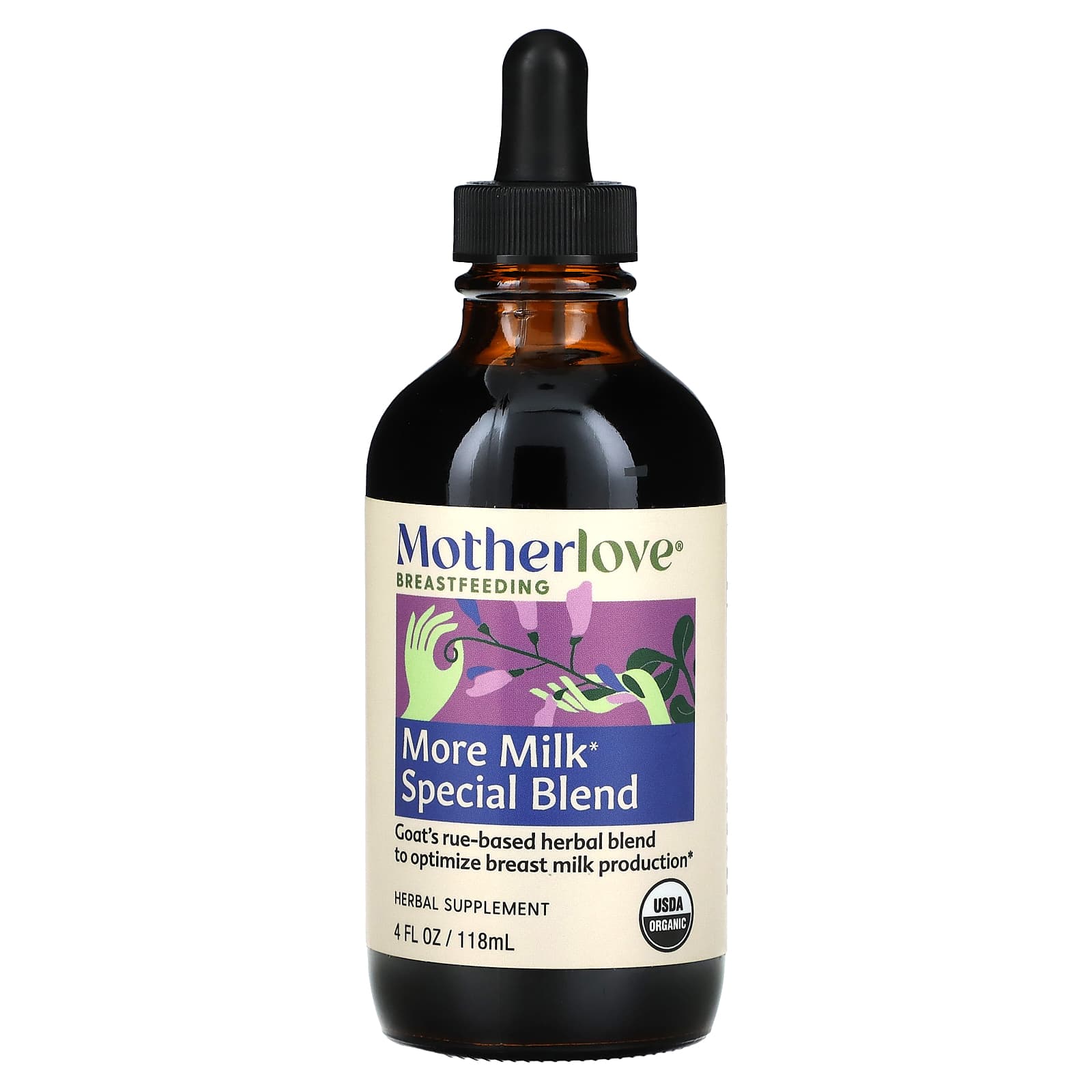 Motherlove-Breastfeeding-More Milk-Special Blend-4 fl oz (118 ml)