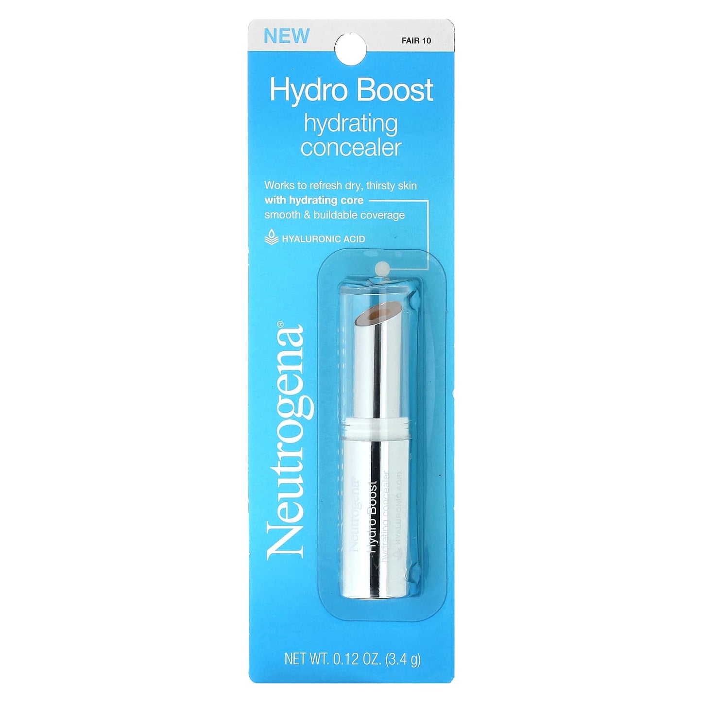 Neutrogena, Hydro Boost, Hydrating Concealer, Fair 10, 0.12 oz (3.4 g)