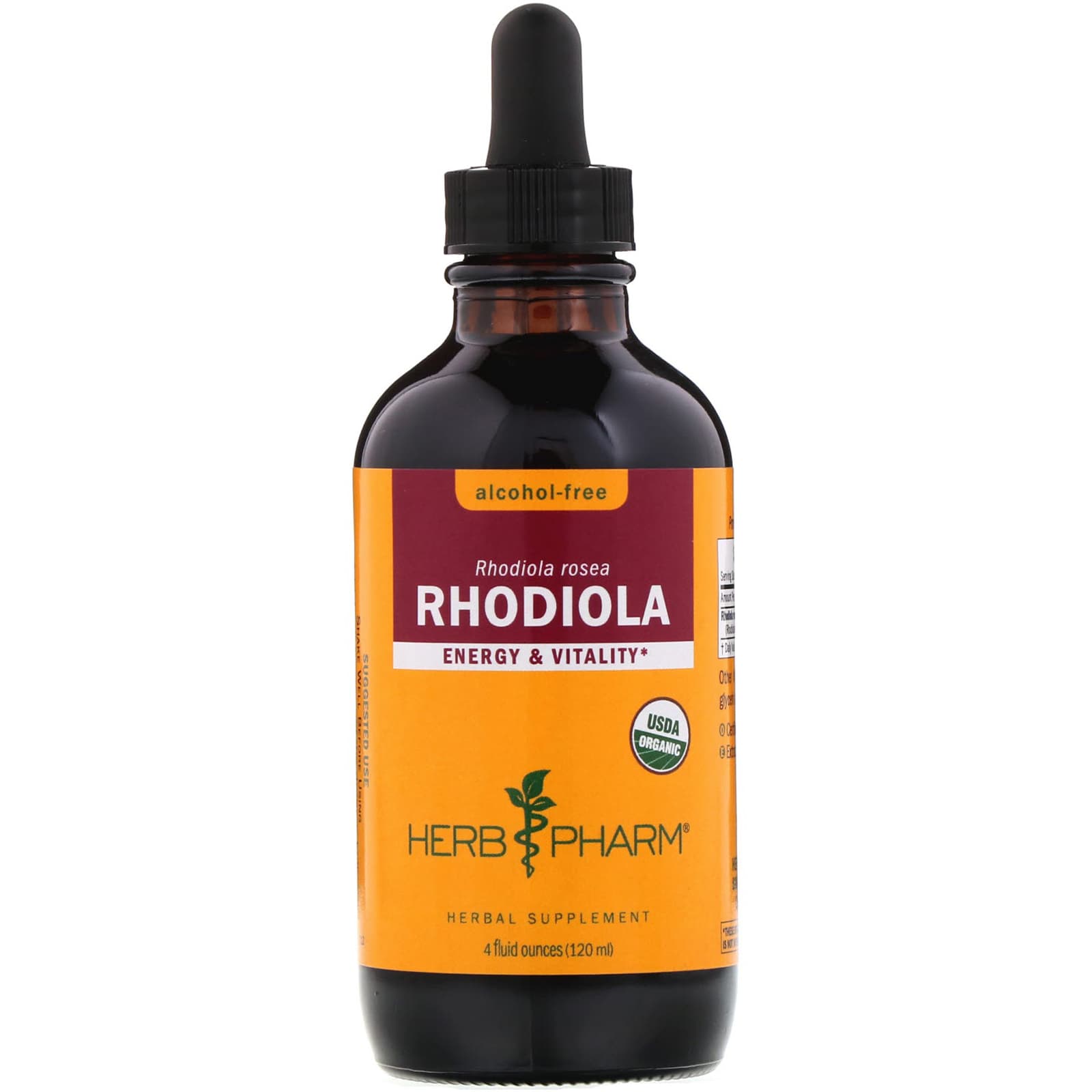 Herb Pharm-Rhodiola-Alcohol-Free-4 fl oz (120 ml)