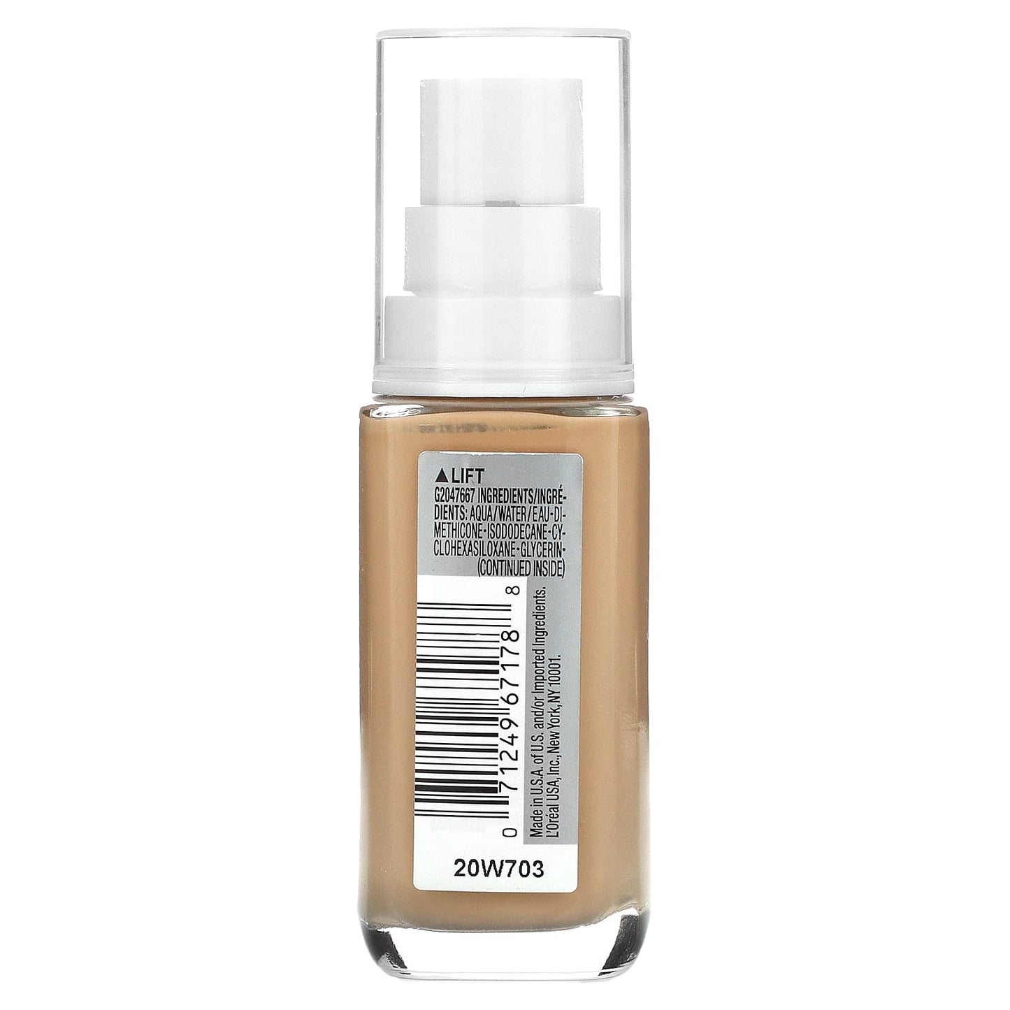 L'Oréal, True Match, Super-Blendable Foundation, W4 Warm Light Medium, 1 fl oz (30 ml)