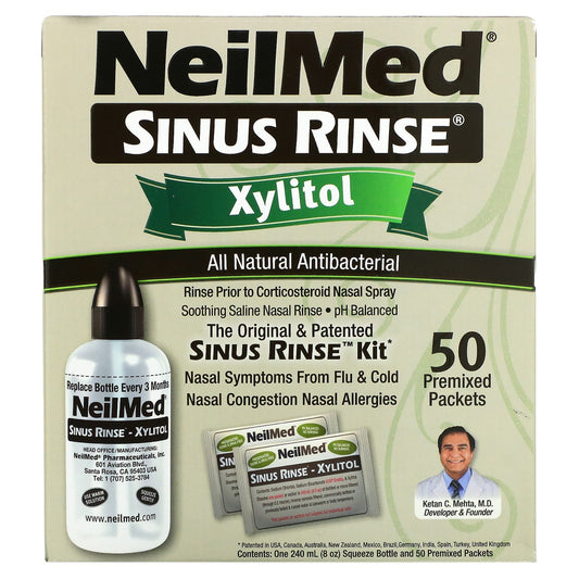 NeilMed-Sinus Rinse-Xylitol-Sinus Rinse Kit-2 Piece Kit