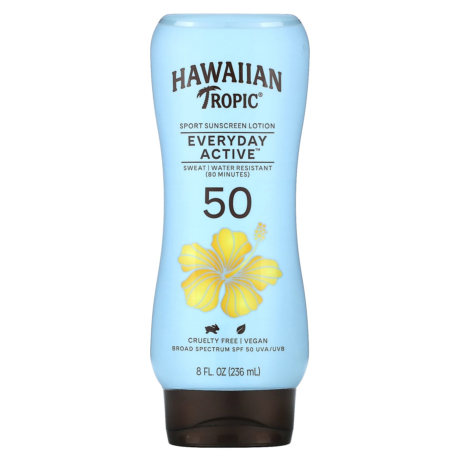 Hawaiian Tropic-Everyday Active-Sport Sunscreen Lotion-SPF 50-Light Tropical-8 fl. oz (236 ml)