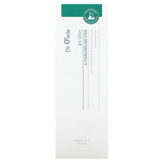 Dr. Oracle-21;Stay-A-Thera Peeling Sticks-10 Pieces-0.088 oz (2.5 g) Each