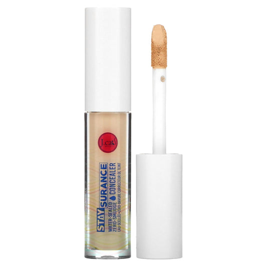 J.Cat Beauty-Staysurance-Water-Sealed Zero-Smudge Concealer-SHC107 Custard-0.16 fl oz (4.8 ml)