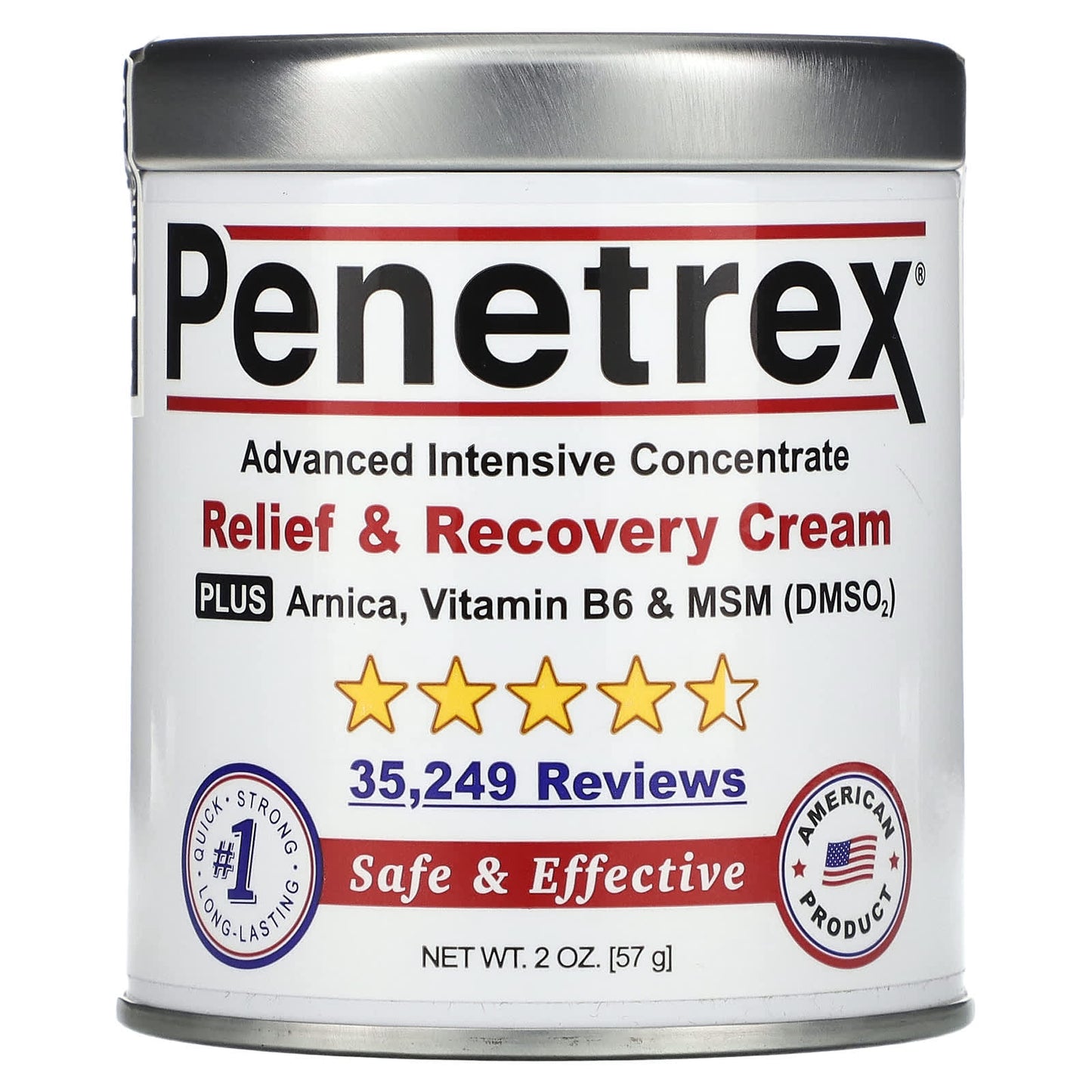 Penetrex, Advanced Intensive Concentrate,  Relief & Recovery Cream, 2 oz (57 g)