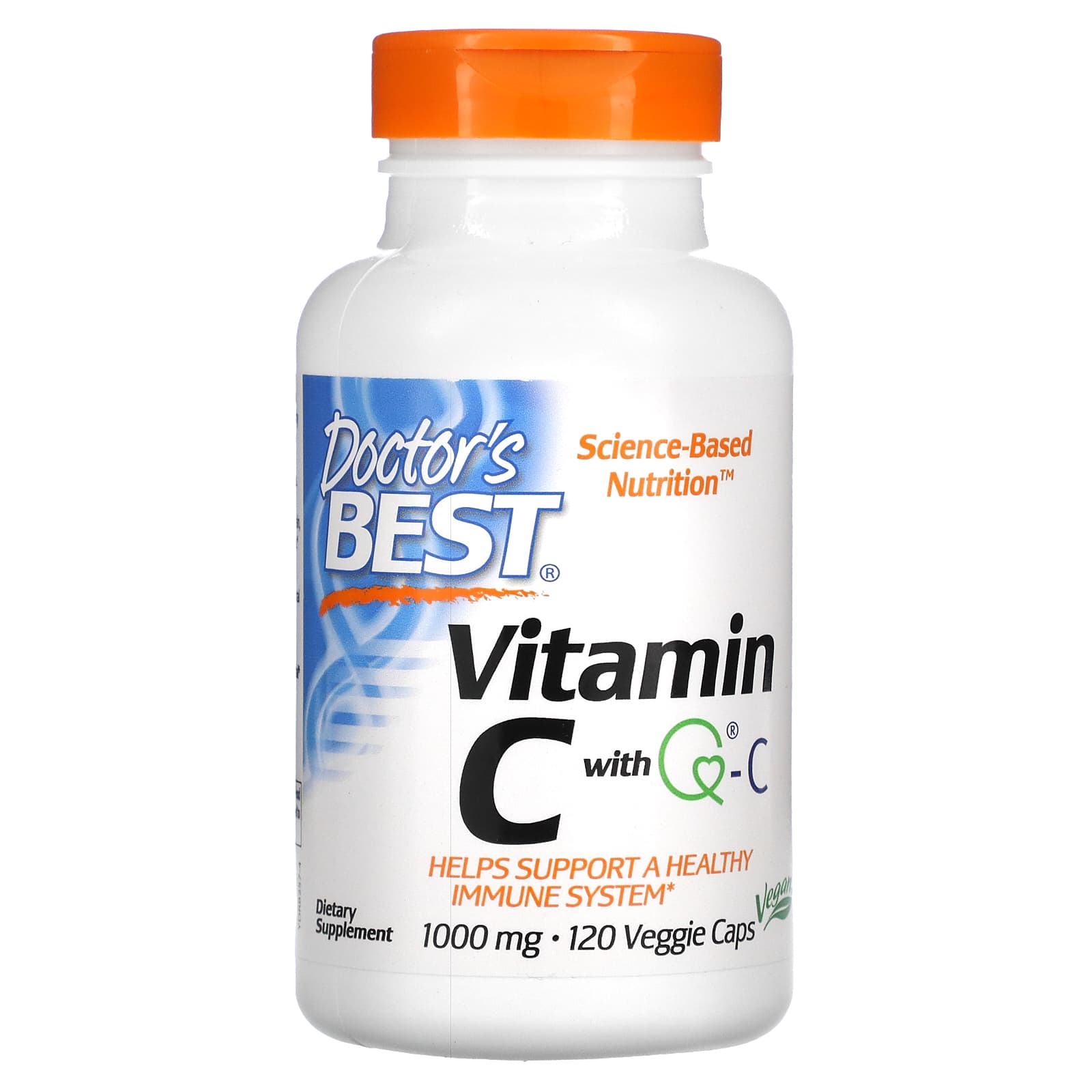 Doctor's Best-Vitamin C with Q-C-1,000 mg-120 Veggie Caps