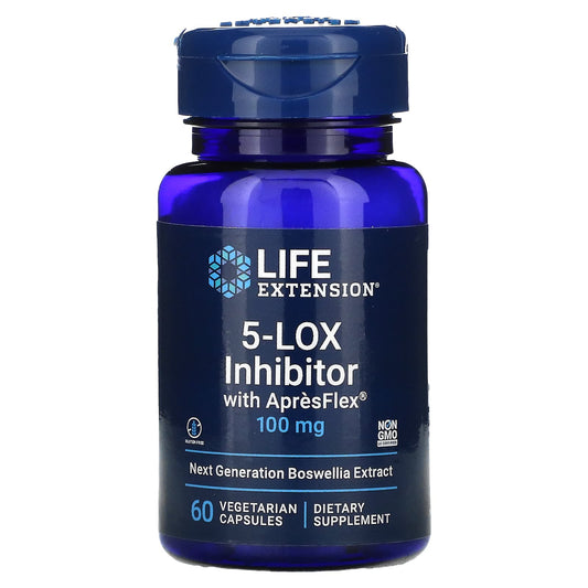 Life Extension-5-LOX Inhibitor with ApresFlex-100 mg-60 Vegetarian Capsules