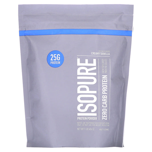 Isopure-Zero Carb Protein Powder-Creamy Vanilla-1 lb (454 g)